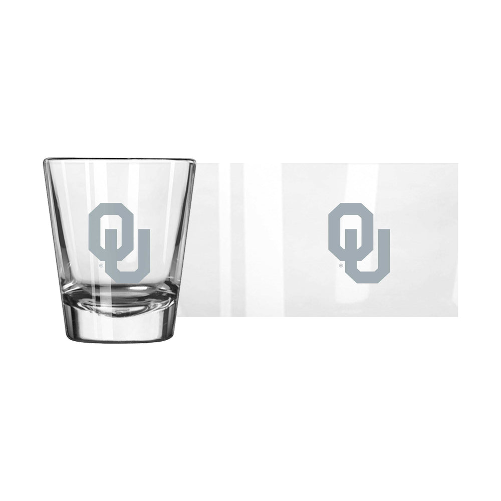 Oklahoma 2oz Frost Shot Glass - Logo Brands - Flyclothing LLC