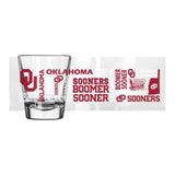 Oklahoma 2oz Spirit Shot Glass - Logo Brands - Flyclothing LLC