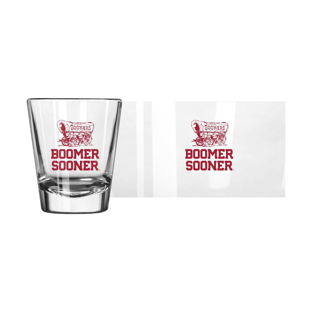 Oklahoma 2oz Slogan Shot Glass - Logo Brands - Flyclothing LLC