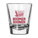 Oklahoma 2oz Slogan Shot Glass - Logo Brands - Flyclothing LLC