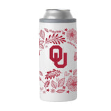 Oklahoma 12oz Botanical Slim Can Coolie - Logo Brands - Flyclothing LLC