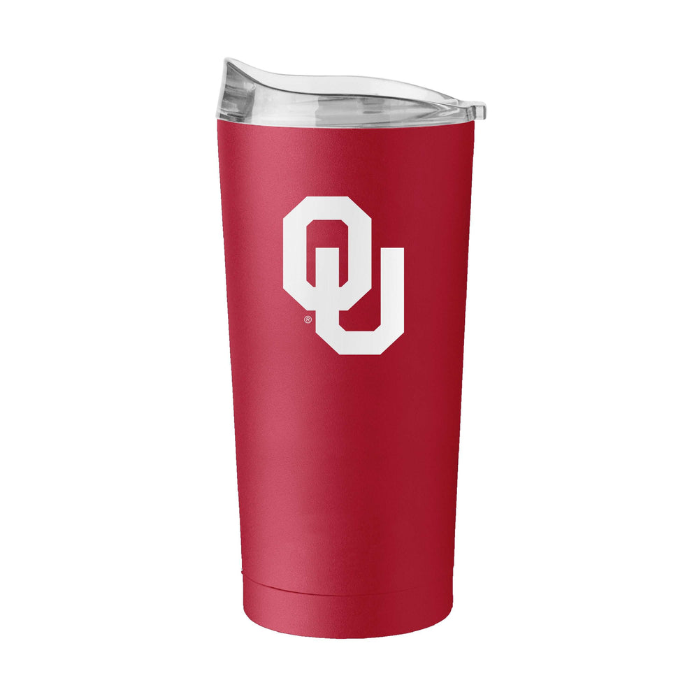 Oklahoma 20oz Flipside Alt Logo Powder Coat Tumbler - Logo Brands - Flyclothing LLC