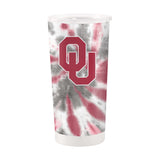 Oklahoma 20oz Tie Dye Stainless Steel Tumbler - Logo Brands - Flyclothing LLC