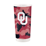 Oklahoma 20oz Camo Stainless Steel Tumbler - Logo Brands - Flyclothing LLC