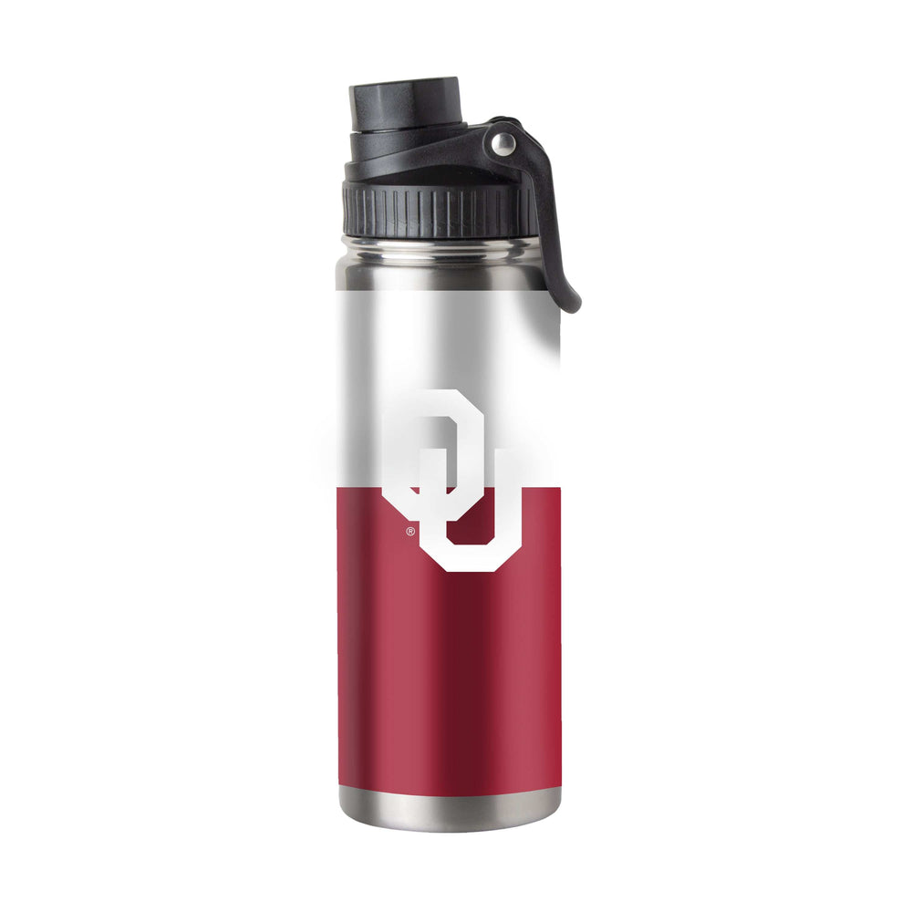 Oklahoma 21oz Colorblock Twist Top Water Bottle - Logo Brands - Flyclothing LLC