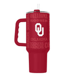 Oklahoma 40oz Replay Powder Coat Tumbler - Logo Brands - Flyclothing LLC