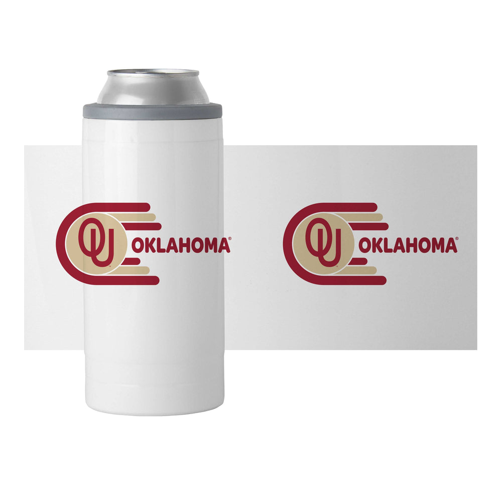 Oklahoma 12oz Whirl Slim Can Coolie - Logo Brands - Flyclothing LLC