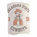 OK State Pistol Pete Sublimated Sweatshirt Blanket - Logo Brands - Flyclothing LLC