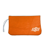 OK State Crosshatch Wristlet - Logo Brands - Flyclothing LLC
