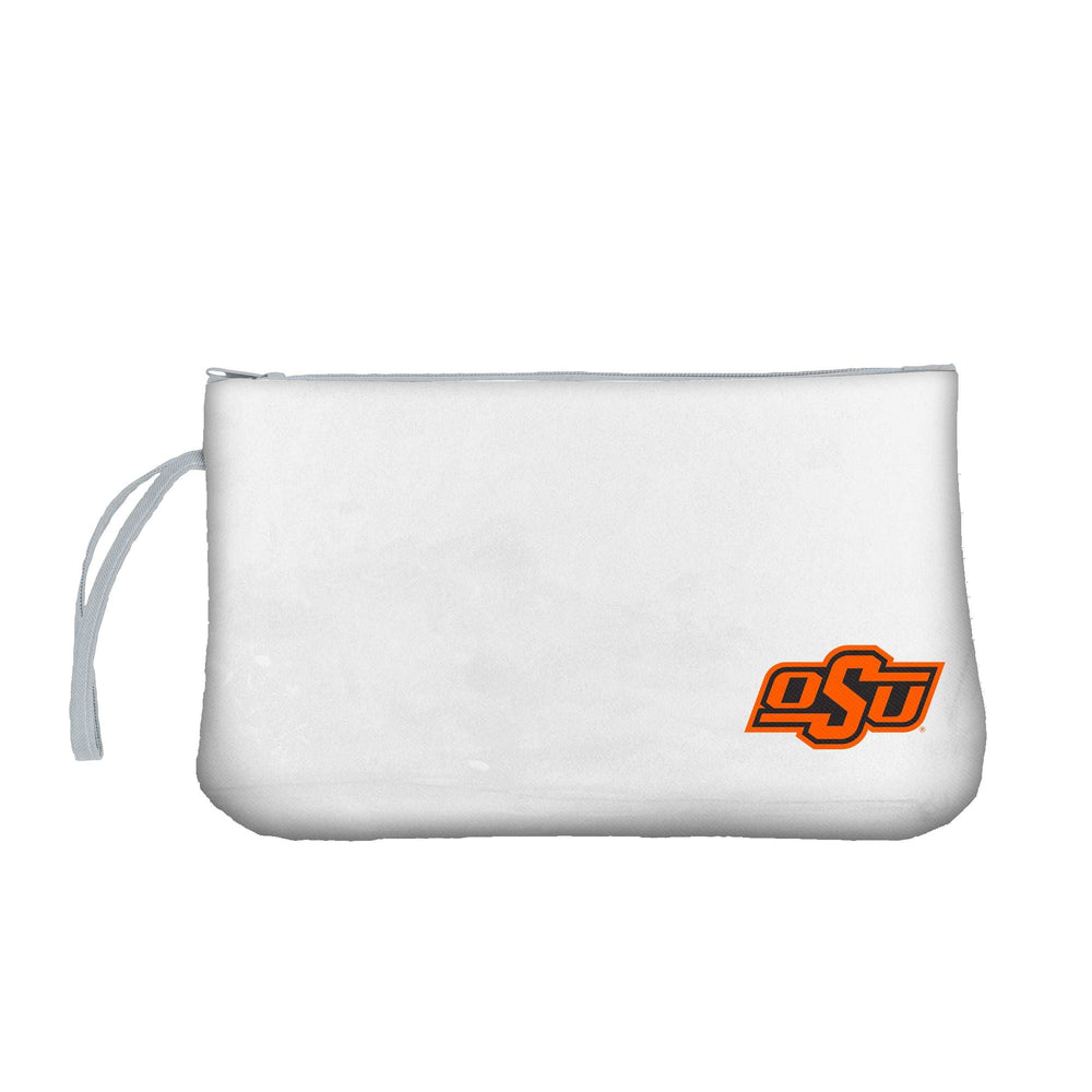 OK State Clear Wristlet - Logo Brands - Flyclothing LLC