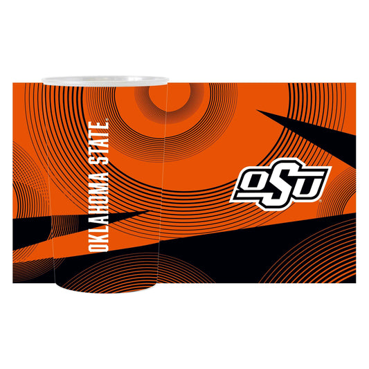 OK State Geo Pattern 4-Pack Hardwall Cup - Logo Brands - Flyclothing LLC