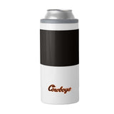 OK State Colorblock 12oz Slim Can Coolie - Logo Brands - Flyclothing LLC
