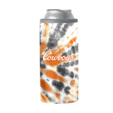 Oklahoma State 12oz Tie Dye Slim Can Coolie - Logo Brands - Flyclothing LLC