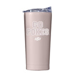 Oklahoma State 20oz Stencil Powder Coat Tumbler - Logo Brands - Flyclothing LLC
