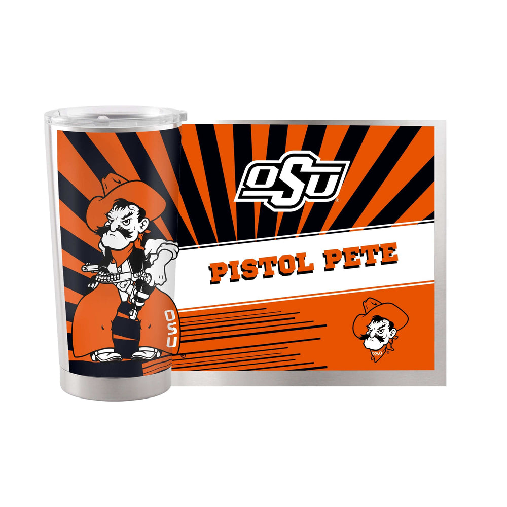 OK State 20oz Mascot Stainless Tumbler - Logo Brands - Flyclothing LLC