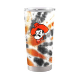 Oklahoma State 20oz Tie Dye Stainless Steel Tumbler - Logo Brands - Flyclothing LLC
