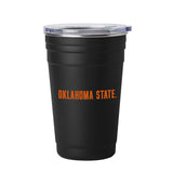OK State Black 22oz Flipside Stainless Cup - Logo Brands - Flyclothing LLC