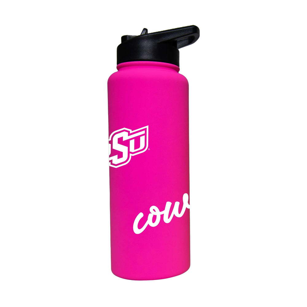 OK State 34oz Electric Bold Soft Touch Quencher - Logo Brands - Flyclothing LLC