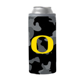 Oregon Black Camo 12oz Slim Can Coolie - Logo Brands - Flyclothing LLC