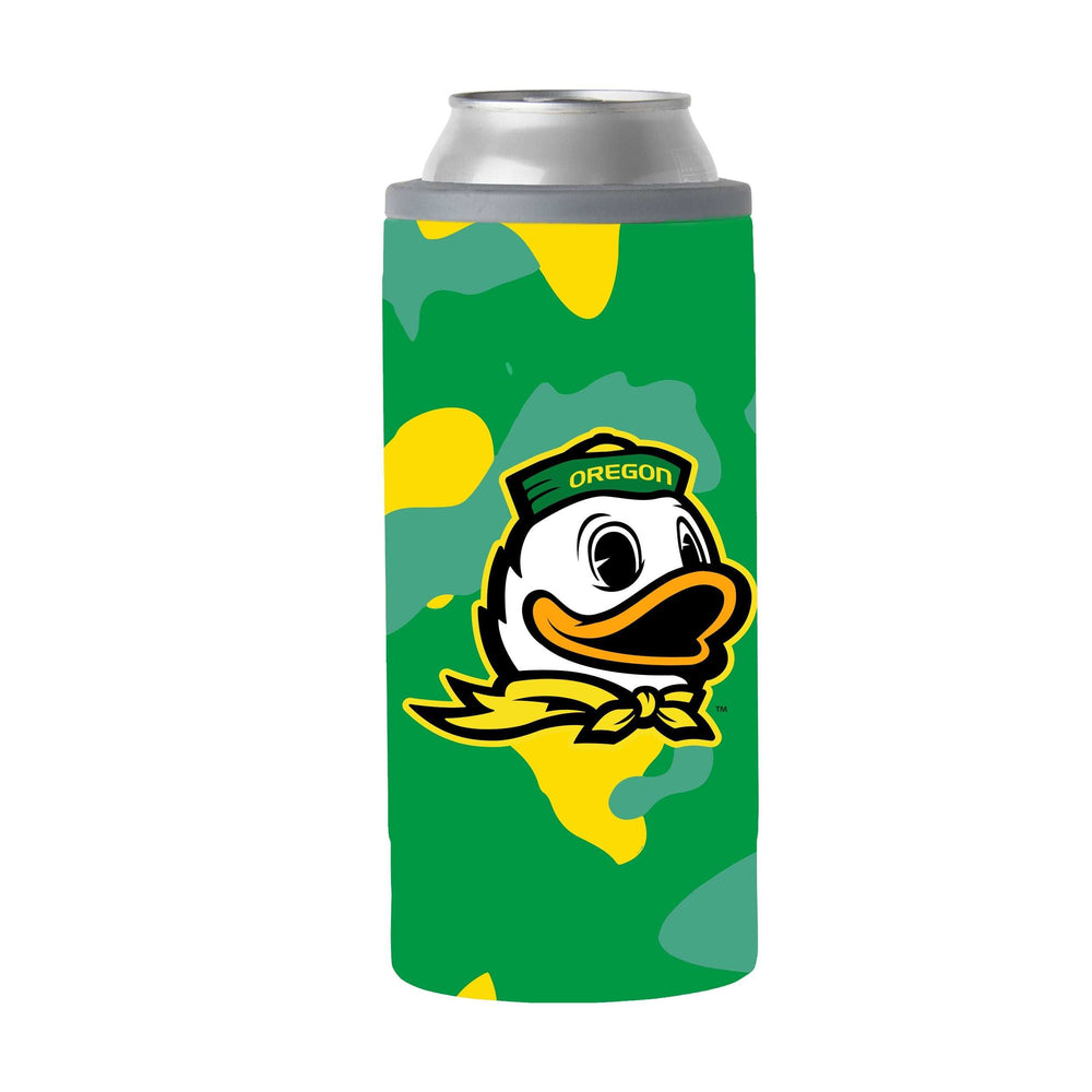 Oregon 12oz Camo Slim Can Coolie - Logo Brands - Flyclothing LLC