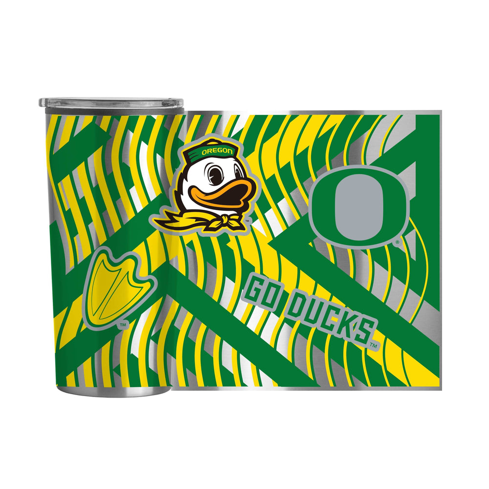 Oregon Flex 20oz Plastic Wall Stainless Tumbler - Logo Brands - Flyclothing LLC