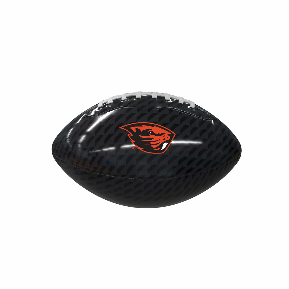 Oregon State Carbon Fiber Mini Glossy Football - Logo Brands - Flyclothing LLC