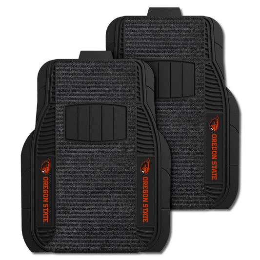 Oregon State University 2-pc Deluxe Car Mat Set - Logo Brands - Flyclothing LLC