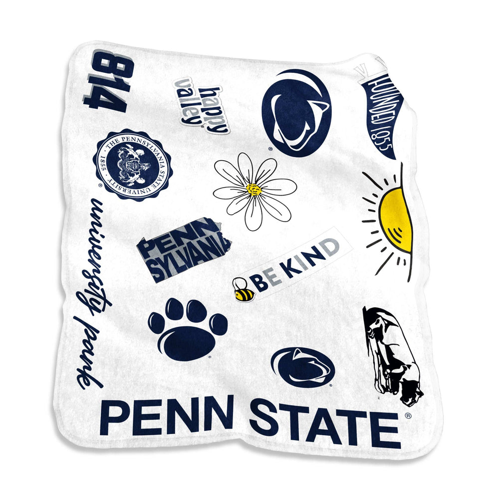 Penn State Native Raschel Throw - Logo Brands - Flyclothing LLC