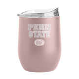Penn State 16oz Stencil Powder Coat Curved Beverage - Logo Brands - Flyclothing LLC