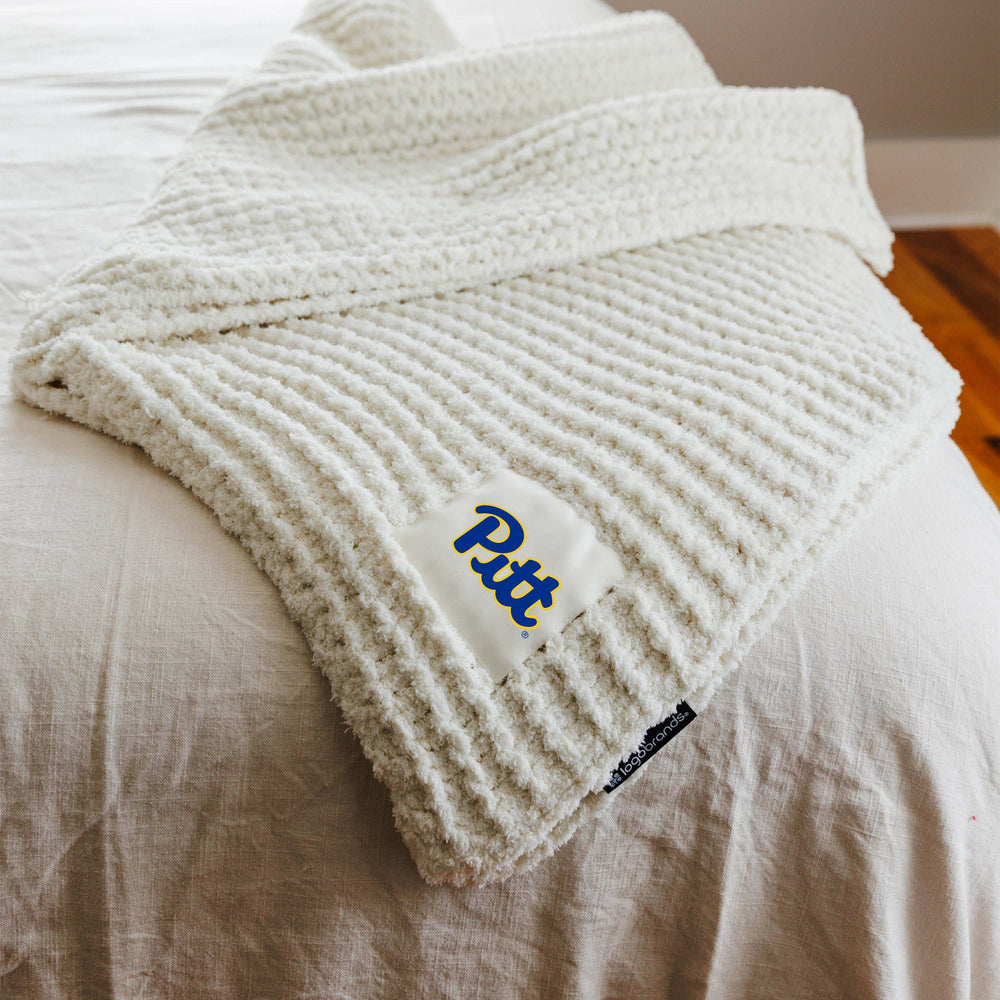 Pittsburgh Cable Knit Throw 50x60 - Logo Brands - Flyclothing LLC