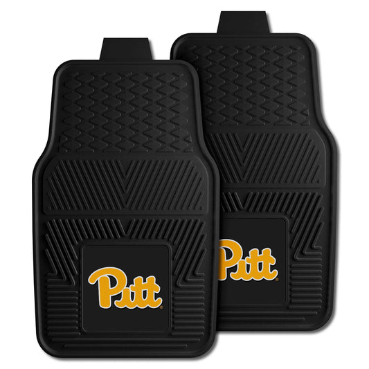 University of Pittsburgh 2-pc Vinyl Car Mat Set - Logo Brands - Flyclothing LLC