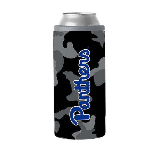 Pittsburgh Black Camo 12oz Slim Can Coolie - Logo Brands - Flyclothing LLC