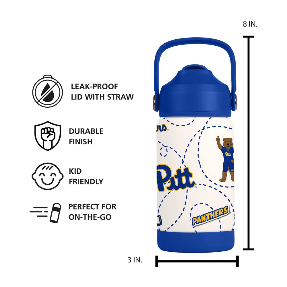Pittsburgh 12oz Mascot SS Kids Bottle - Logo Brands - Flyclothing LLC