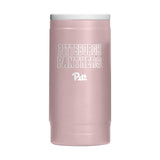 Pittsburgh 12oz Stencil Powdercoat SlimCan Coolie - Logo Brands - Flyclothing LLC