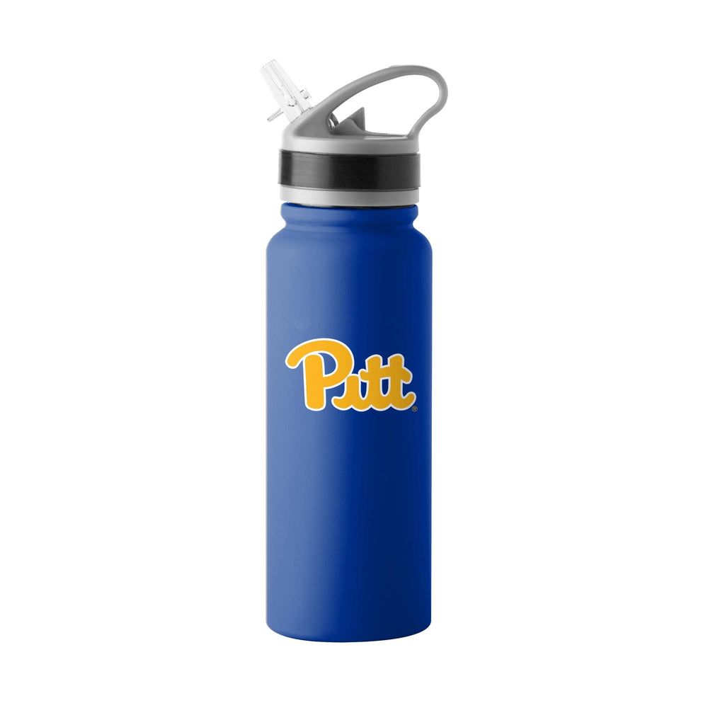 Pittsburgh Logo 25oz Stainless Single Wall Flip Top Bottle - Logo Brands - Flyclothing LLC