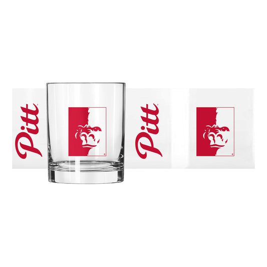 Pittsburgh State Gameday 14oz Rocks Glass - Logo Brands - Flyclothing LLC