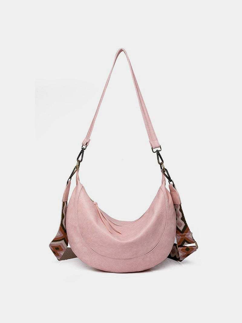 PU Leather Removable Strap Crossbody Bag - Trendsi - Flyclothing LLC
