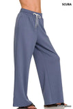 Zenana Scuba Drawstring Pants - Trendsi - Flyclothing LLC
