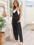 V-Neck Spaghetti Strap Jumpsuit - Trendsi - Flyclothing LLC