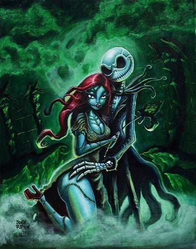 Black Market Art Company Jack & Sally Print - Black Market Art Company - Flyclothing LLC