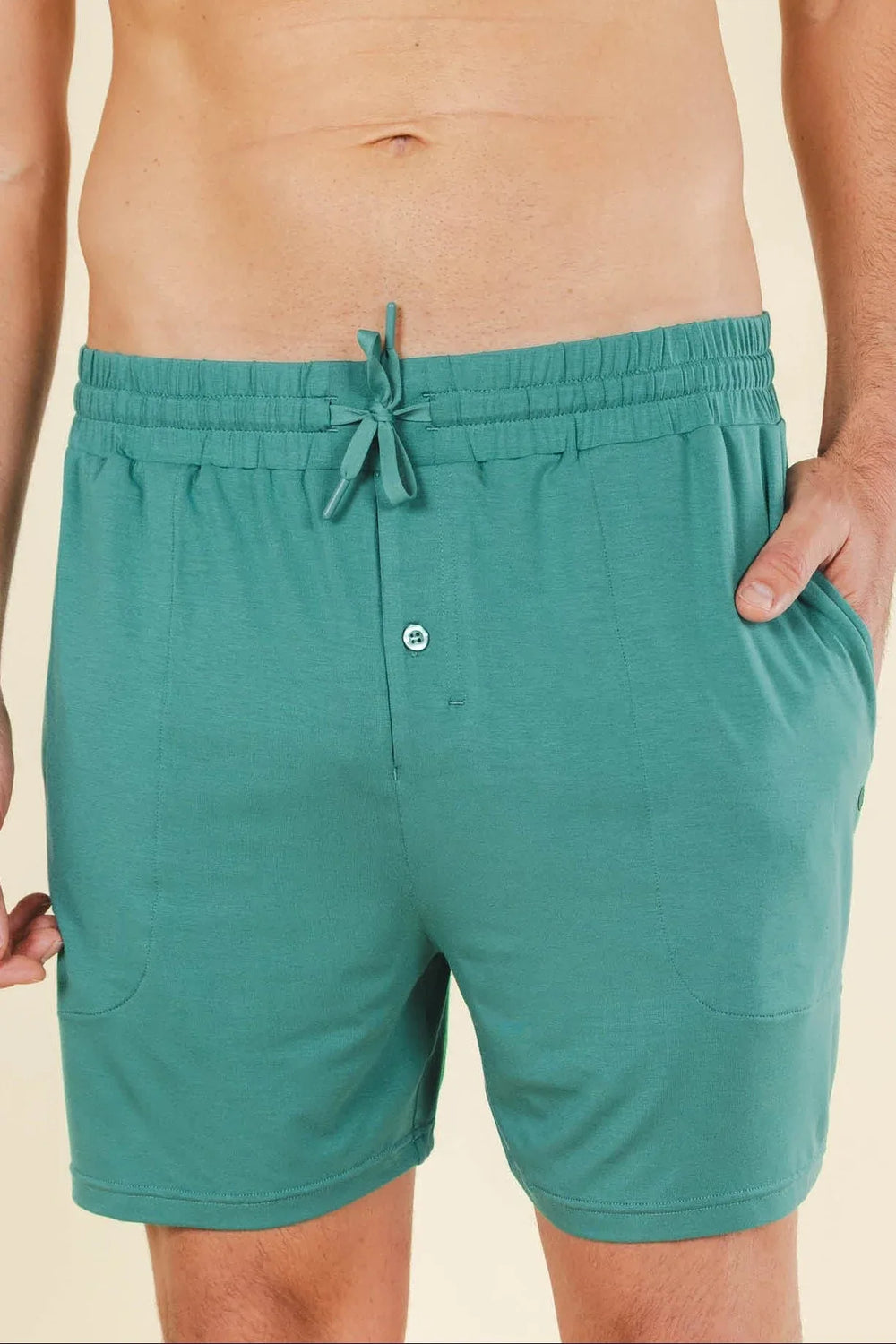 The Curacao | Teal SleepDeep™ Men’s Pajama Shorts - Shinesty - Flyclothing LLC