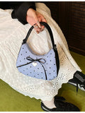 Printed Bow Shoulder Bag - Trendsi - Flyclothing LLC
