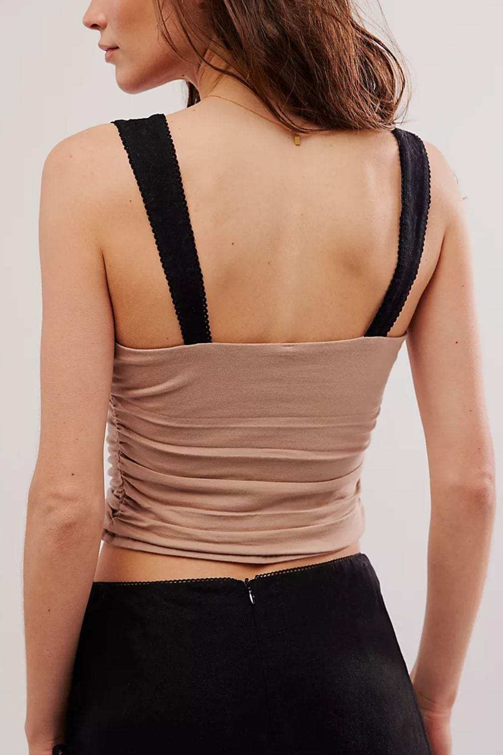 Square Neck Wide Strap Cami - Trendsi - Flyclothing LLC