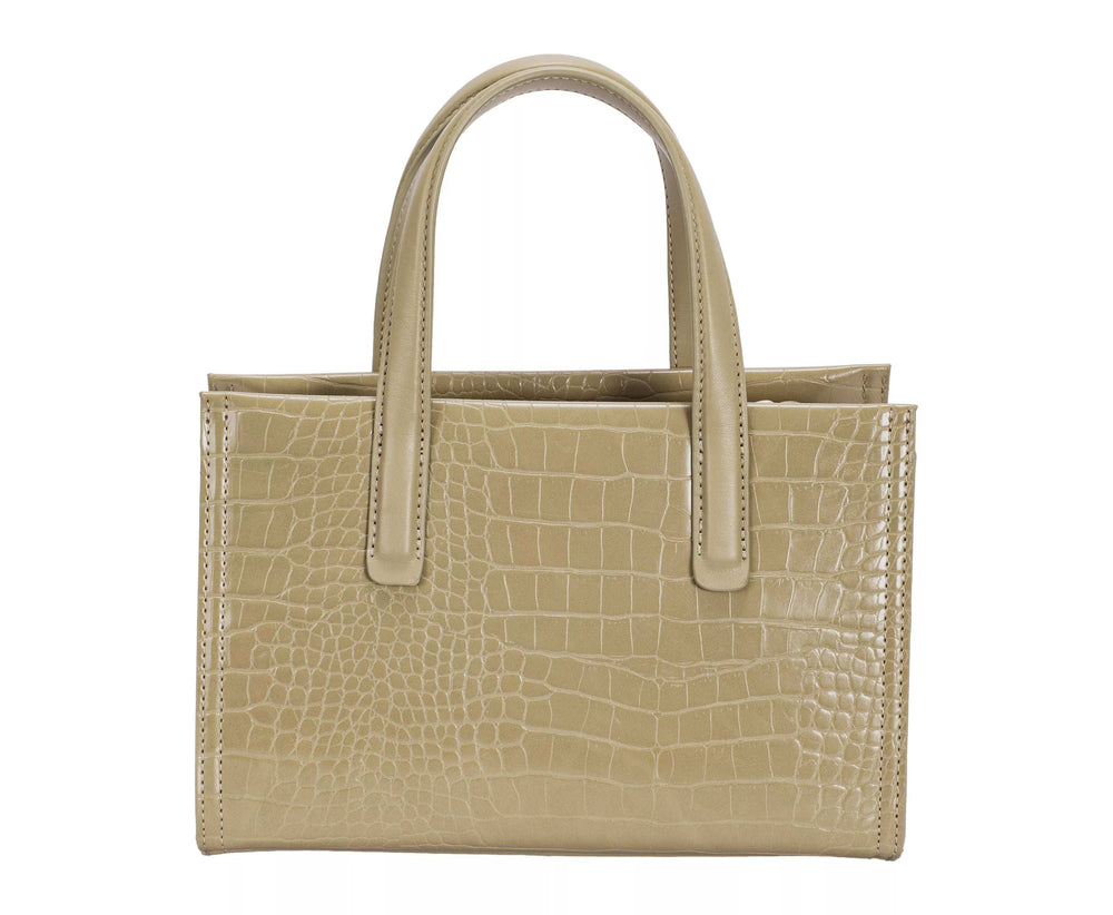 David Jones Crocodile Pattern Handbag - Trendsi - Flyclothing LLC