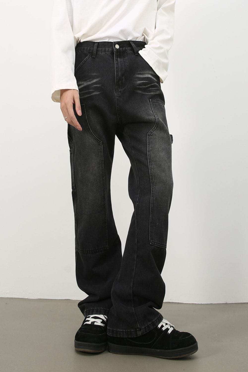 Men's Baggy Jeans with Pockets - Trendsi - Flyclothing LLC