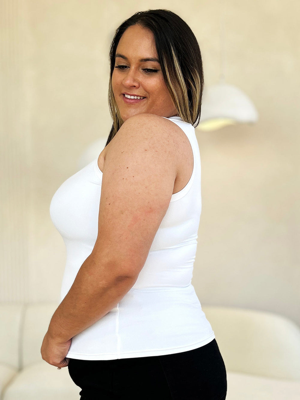 Basic Bae Full Size Round Neck Slim Tank - ShopBasicbae - Flyclothing LLC