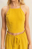 HYFVE Crop Top and Cargo Pants Set - Trendsi - Flyclothing LLC