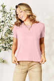 Basic Bae Bamboo Full Size Round Neck Short Sleeve T-Shirt Plus Size - Trendsi - Flyclothing LLC