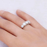 3.6 Carat Moissanite 925 Sterling Silver Ring - Trendsi - Flyclothing LLC