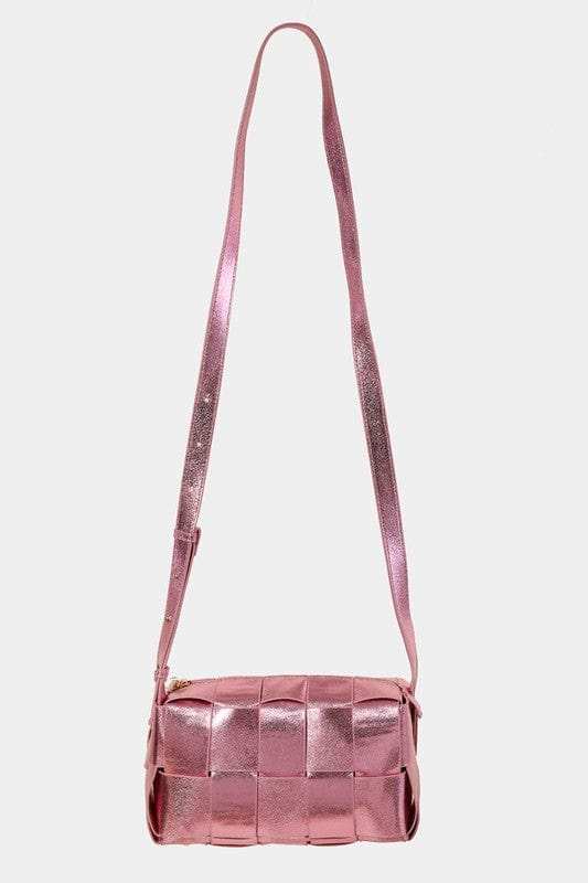 Fame Woven Crossbody Bag with Adjustable Strap - Trendsi - Flyclothing LLC